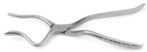 Rowe Maxillary Disimpaction Forceps, 9 3/4" (24.8 Cm), Left